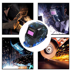 True Color Solar Auto Darkening Welding Helmet Arc Tig Mig Grinding Hood