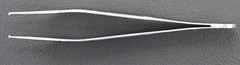 V Mueller NL1400 Adson Forceps, 1×2 Teeth, Serrated, Delicate, 4.75″