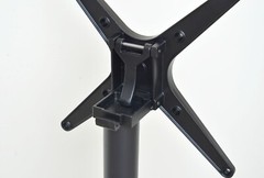 black premium aluminium flip top table base dining restaurant cafe pub folding