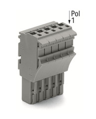 100 COUNT – WAGO 2022-104 1-CONDUCTOR FEMALE PLUG; 2.5 MM