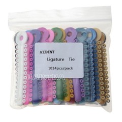 Dental Orthodontic Ligature Ties Elastic Rubber Bands 5Types Choose