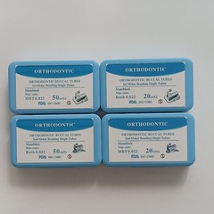 Dental Orthodontic Bondable Buccal Tubes MBT ROTH 022 1st 2nd Molar Non-conv