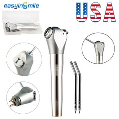 Easyinsmile Dental 3 Way Air Water Syringe 2 Nozzles Triple Way Spray Handpiece