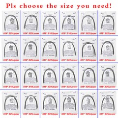 20 bags Dental Orthodontic Super Elastic Niti Rectangular Arch Wires Ovoid Form