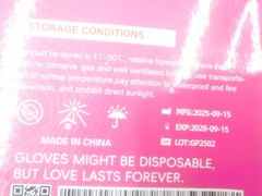 500 Pack GP Craft Size Medium Pink Disposable Pink Nitrile Gloves