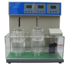 Double Cups Tablet Disintegration Tester Lab Disintegration Time Limit Tester