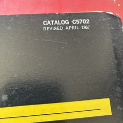 Rare Vintage 1967 Parker Seal Company Seal Compound Manual C5702 Catalog