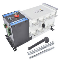 Replace Industrial Automatic Transfer Switch 4P 400A 110V or 220V Black White