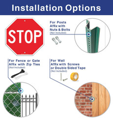 Stop sign 18×18 30×30 24×24 street authentic Reflective Road signs metal 12x12in