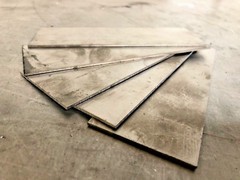 5 Pieces – Titanium Sheet 6AL4V 2″ x 6″ X .032″