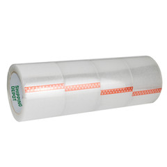 12 Rolls of Shipping Depot Carton Box Sealing Clear Packing Tape 3″ x 110 Yds