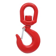 Locking Swivel Heavy Duty Lifting Hook 5T with Safety Latch & 360° Rotation