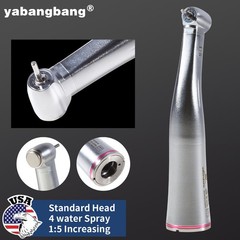 Dental 1:5 Increasing Contra Angle Fiber Optic Handpiece/High Speed 4H Coupler