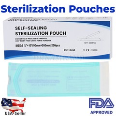 Self Sealing Sterilization Pouches Autoclave Pouch, Disposable Sterilizer Bags