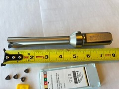 U drill 5D 7/8”x4-3/8”x7-1/2”, X-long,index, Extra 10pcs inserts #UD5-78