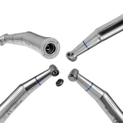 3*Dental Slow Speed Handpiece Internal Spray Contra Angle & Air Motor Kit 4 Hole