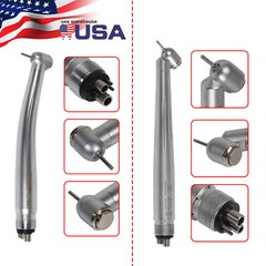 1-5 Dental 45°Degree/Standard Head High Speed Turbine Handpiece 4Hole Fit NSK MD