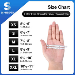Nitrile Exam Gloves, 4 Mil Black Gloves Disposable Latex Free Powder Free, Food