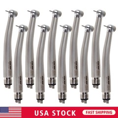 1-10 Packs SANDENT Dental High Speed Handpiece Standard Push Button 4 Holes