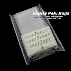 Clear Poly Suffocation Warning Self Seal FBA Bags – 6″x9″ 8″x10″ 9″x12″ 11″x14″