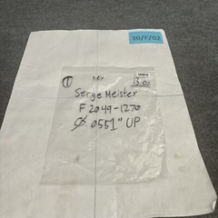 Serge Meister F20-49-12.70 Ø.0551” UP Collet New
