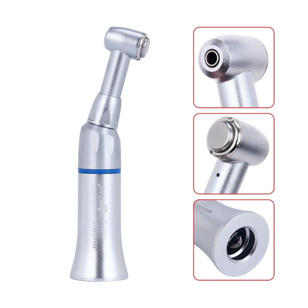AZDENT Dental Handpiece Slow Low Speed Contra Angle E-type Push Button Air Motor