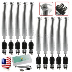 10pcs/1pc NSK Style Dental High Speed Turbine Handpiece with 4 Hole Coupling