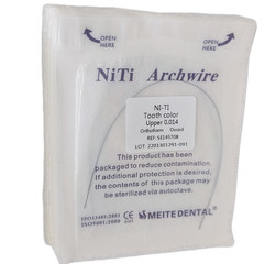 20Pk Dental OrthodonticWhite Color Coated Niti Rectangular/Round Arch Wire Ovoid