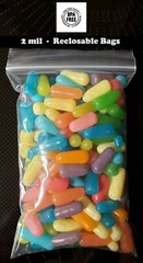 6″ x 8″ Clear Zip Seal Plastic Bags 2Mil Jewelry Pill Zipper Top Lock Baggies