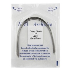 100Pcs Dental Orthodontic Arch Wire Super Elastic NiTi Round Ovoid Form 012-020