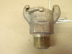 Universal Coupling Air Hose Fitting 2 Lug Dixon Air King AB7 3/4 Brass NPT MALE