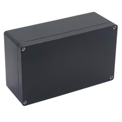 Power Junction Box – Black Electrical Project Case, 7.87″x4.72″x2.95