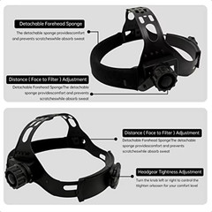 True Color Solar Auto Darkening Welding Helmet Arc Tig Mig Grinding Hood
