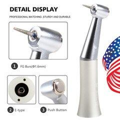 Dental Slow Low Speed Handpiece Contra Angle FG 1.6MM Burs Yabangbang FAG