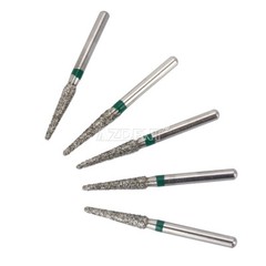 5pcs/Pack Dental DIA-BURS Air Turbine Cone Diamond Burs for High Speed Handpiece
