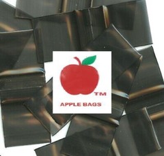 1000 PACK APPLE BRAND 2mil ZIPLOCK BAGS 1,000 baggies resealable plastic colors