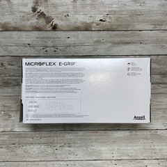 1 Box Microflex E-Grip L970 Powder-Free Latex Exam Gloves 100/Box Size: XSMALL