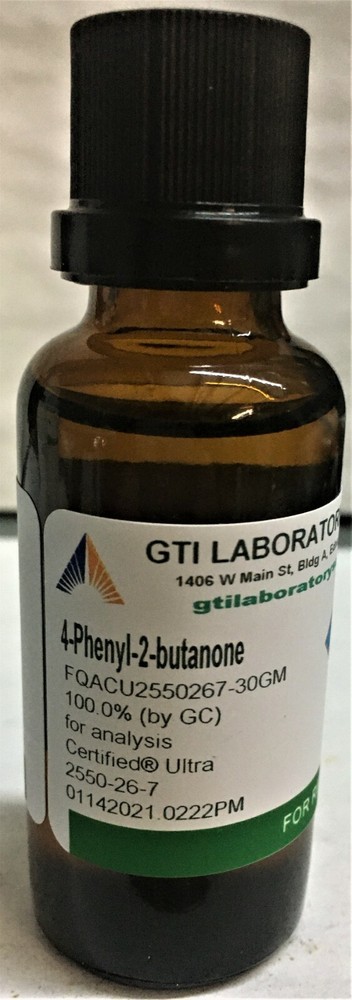 4-Phenyl-2-butanone, 100.0%, for qualitative analysis, Certified® Ultra 30g