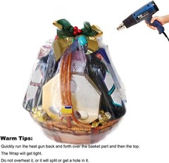 High Clarity Extra Large Shrink Wrap Bags 35×44 – Perfect for Holidays & Events
