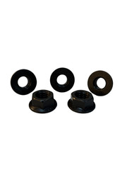 (25 Pcs) 5/8″-11 Grade 8 Smooth Hex Flange Nuts Coarse Black Zinc Phos & Oil