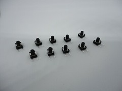 10 Pcs Pack Lot 6x6x7mm Momentary Push Micro Button Tactile Switch Side 2 Pins
