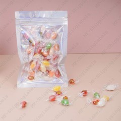 Smell Proof Mylar Holographic Bags Foil Pouch Resealable Clear Zip Food Storage