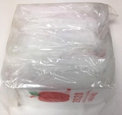 Apple Mini Zip Resealable Bags 2″ x 2″ Clear Baggies 2020 1000ct. NEW SHIPS FREE
