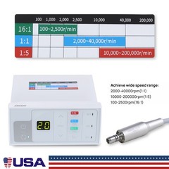 DTA Dental Electric LED Brushless Micro Motor/1:5 1:4.2 Increasing Handpiece