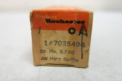 Vintage Delco Rochester Air Horn Baffle for 1967-1969 Chevrolet (70035494)