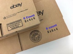 eBay Branded Shipping Supplies Kit Lot Boxes Padded Envelopes Tape Tissue 43 Ct