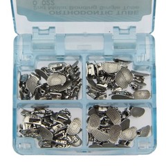 80pcs Dental Orthodontic Buccal Tubes 1st 2nd Molar MBT Roth 022 Bondable Mesh
