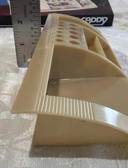 Vintage Desk Caddy. Plastic. Holds Pens Pencils Tacos Tape Etc. Hong Kong.