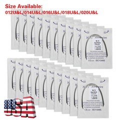 Dental Ortho Super Elastic Niti Round Arch Wire Ovoid 012-020upper/lower all OR