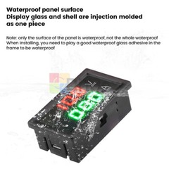 DC0-300V 50/100/200/400A Digital Current Voltage Meter Hall Ammeter Voltmeter